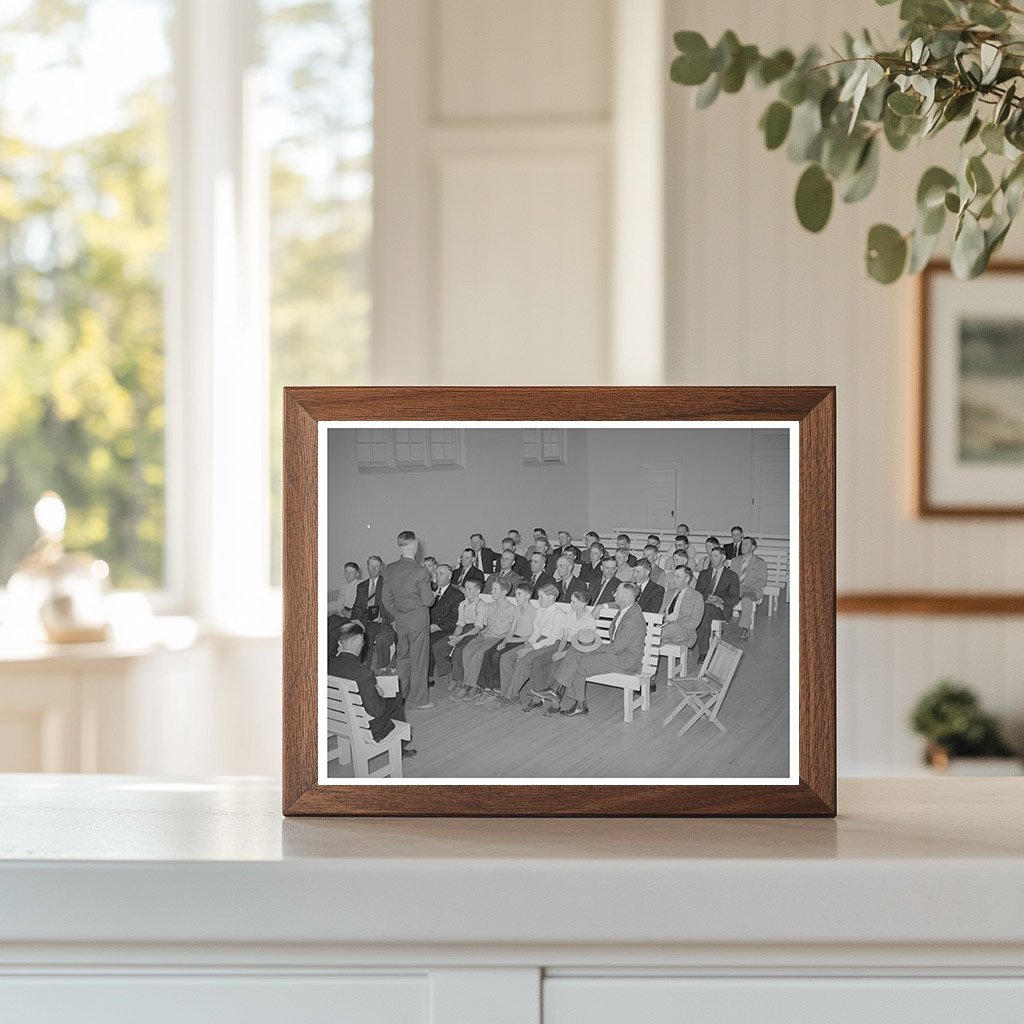 Mormon Priesthood Meeting Mendon Utah August 1940