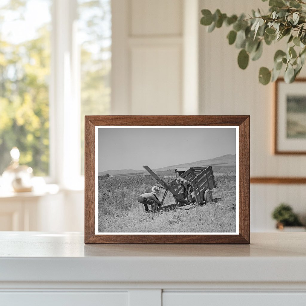 Farm Security Administration Ditcher Unloading 1940 Utah