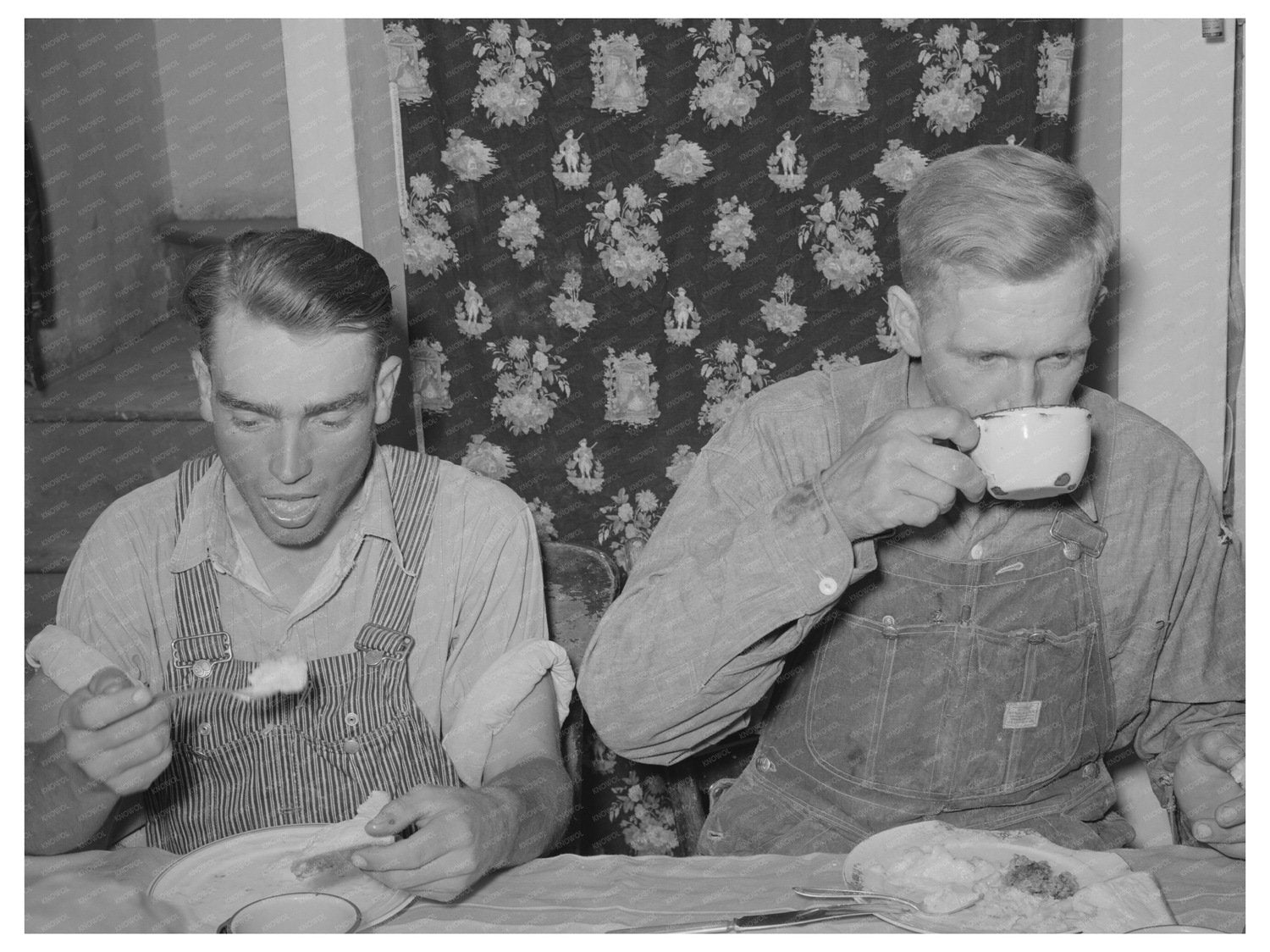 Mormon Farmers Dinner Box Elder County Utah August 1940