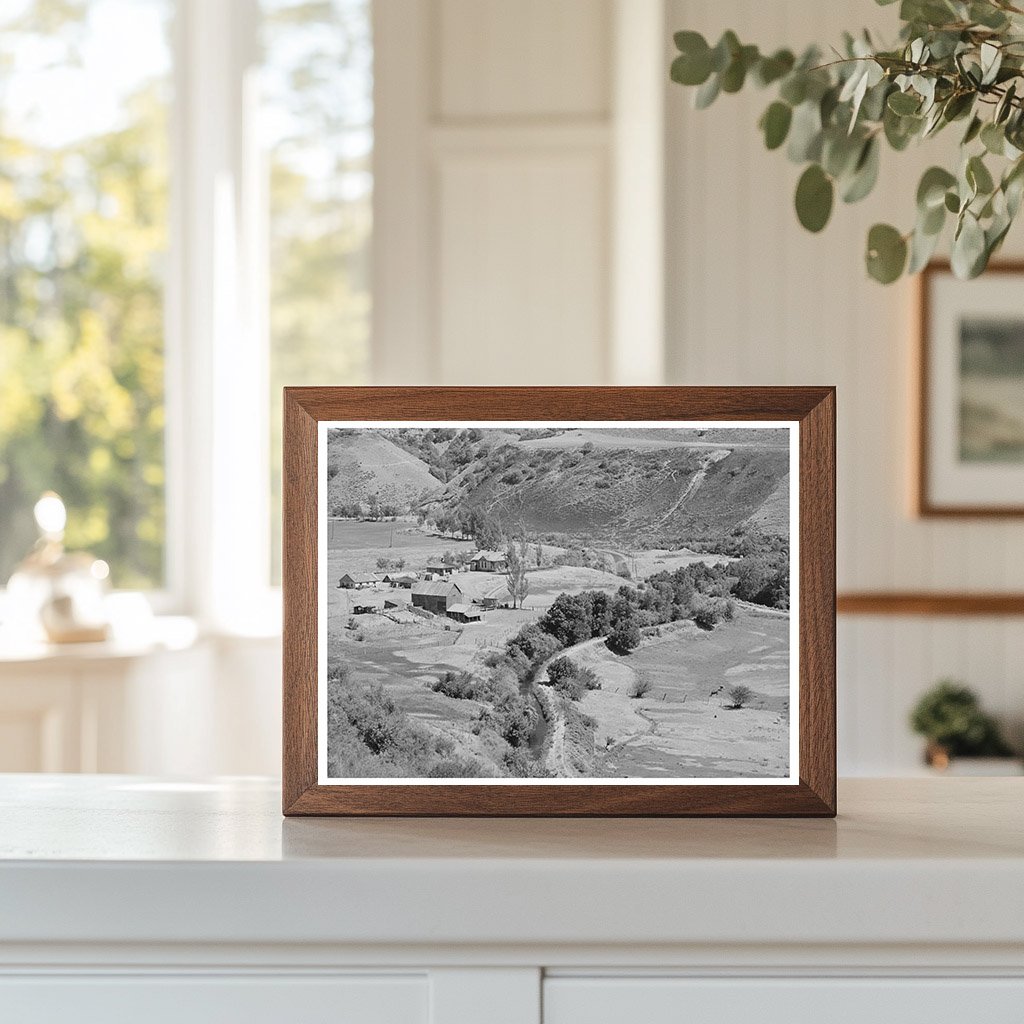 Farmstead and Irrigation Ditch in Logan Utah 1940