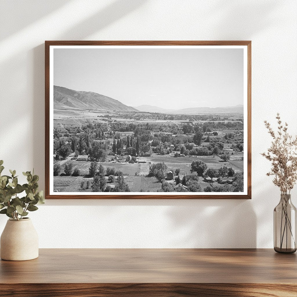 Vintage Photograph of Logan Utah August 1940