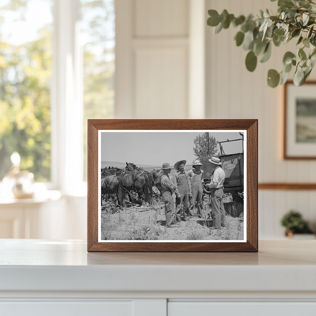 Thayne and Ericson Brothers Discuss Tractor Cooperative 1940