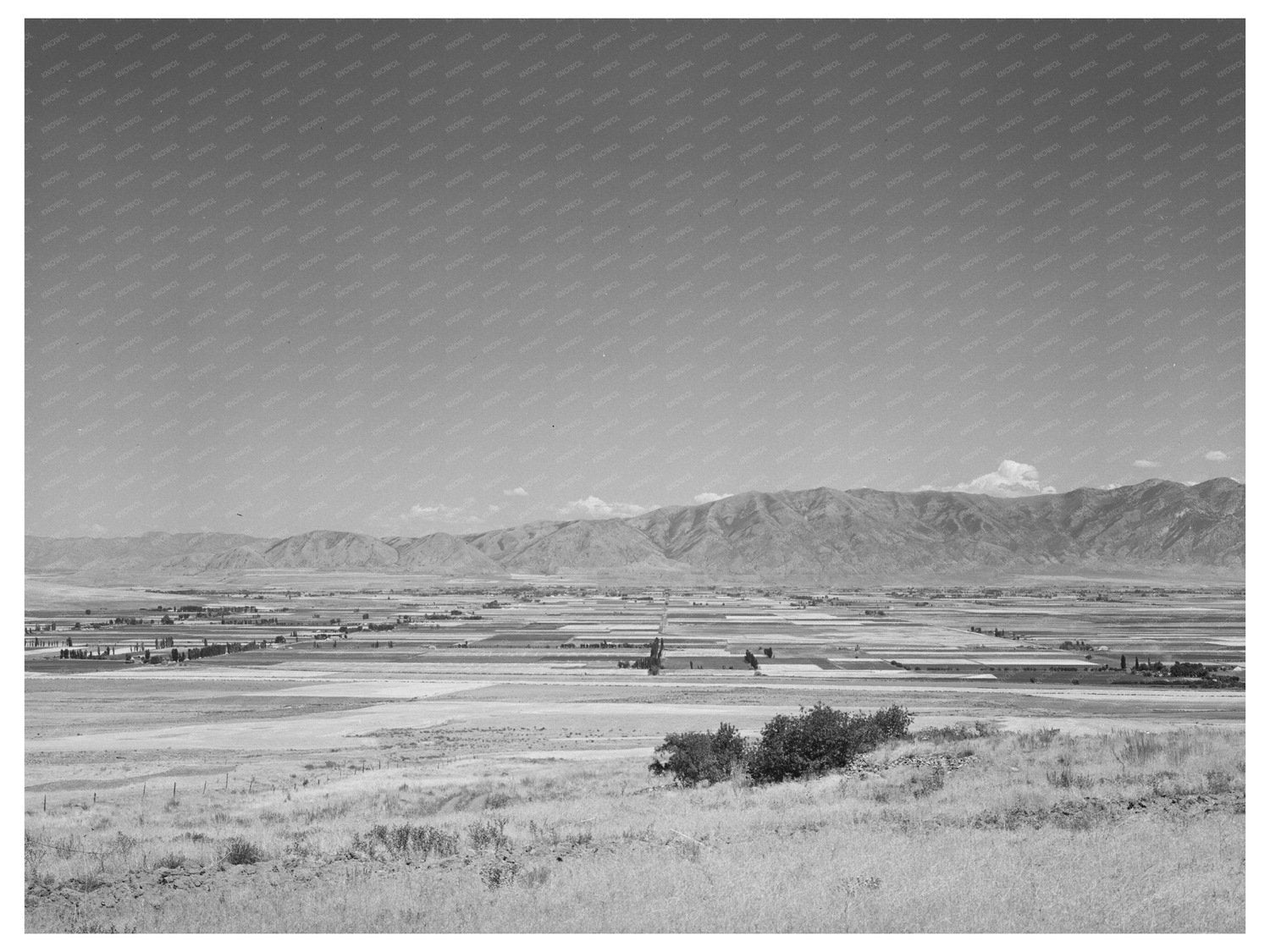 Mormon Farms Layout Tremonton Utah August 1940