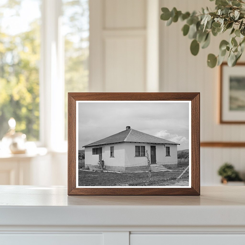 Mormon Farmer Home in Snowville Utah 1940