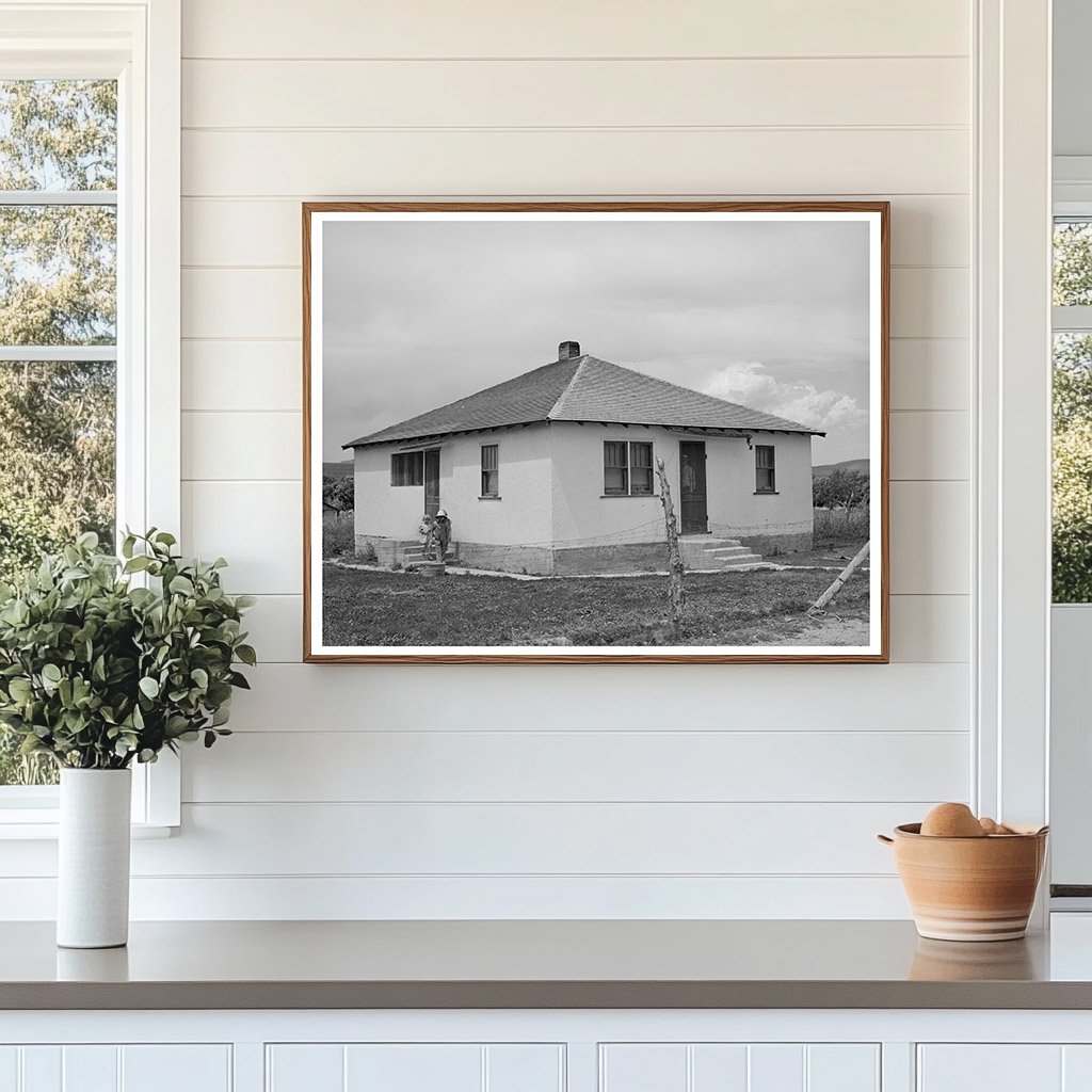 Mormon Farmer Home in Snowville Utah 1940