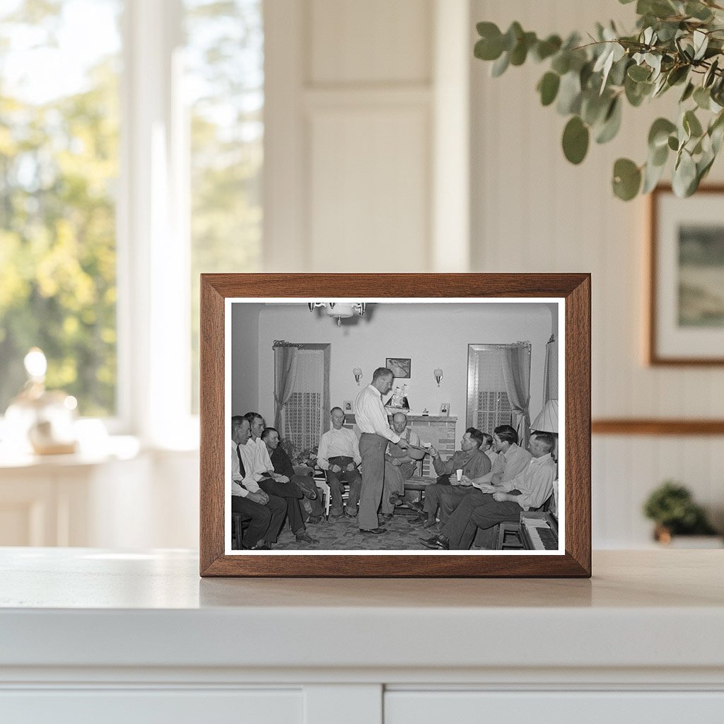 Mormon Farmers Meeting in Box Elder County Utah 1940