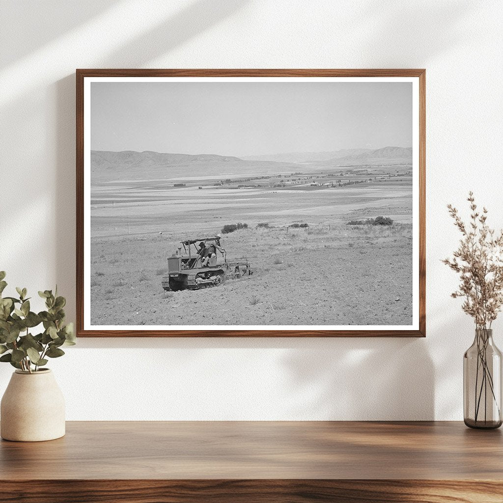 Ericson Brothers Tractor Plowing in Box Elder County 1940