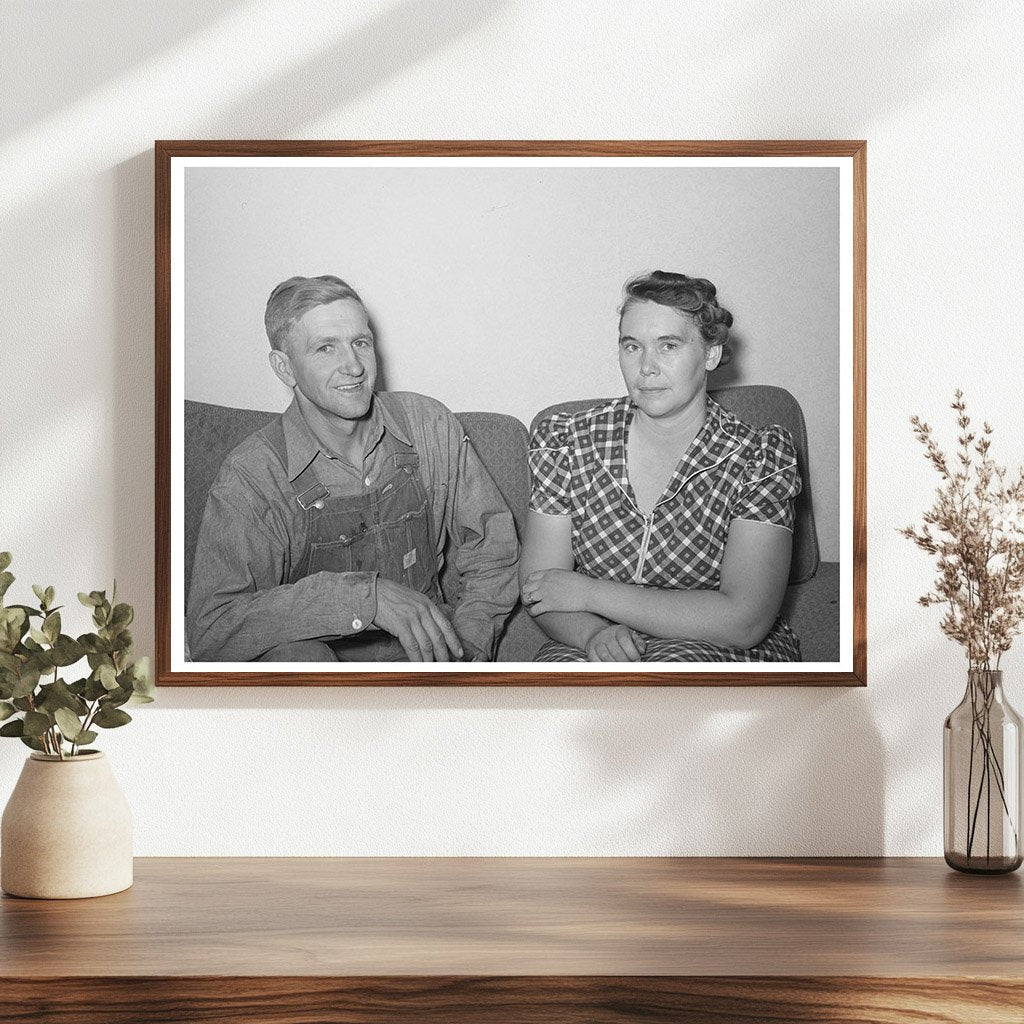 Mormon Farmer and Wife in Box Elder County Utah 1940