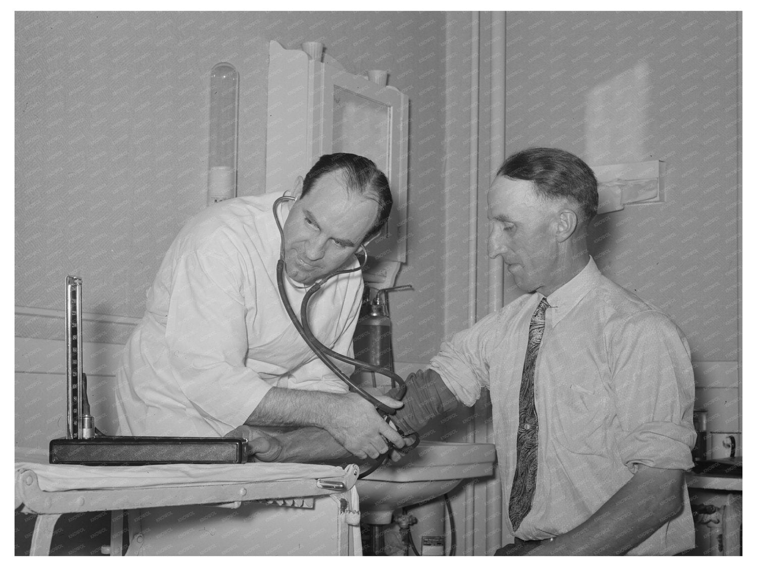 1940 Blood Pressure Check in Box Elder County Utah