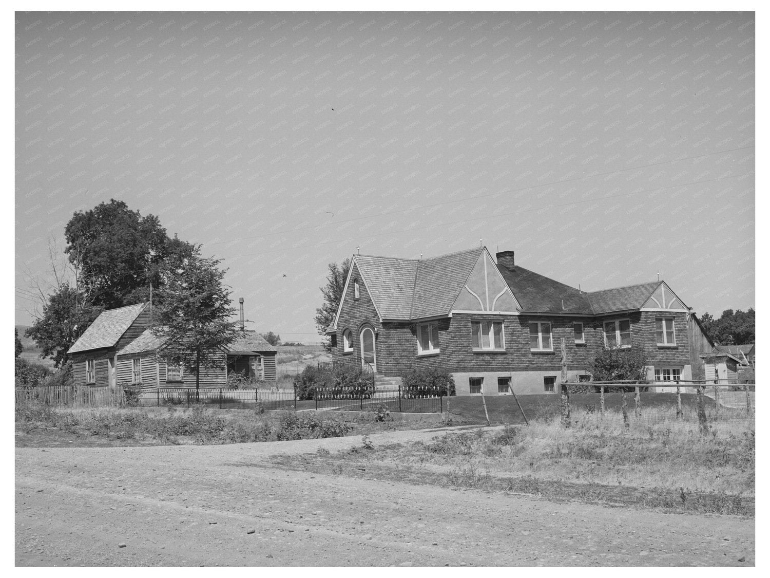 Mormon Farmers Home in Mendon Utah August 1940