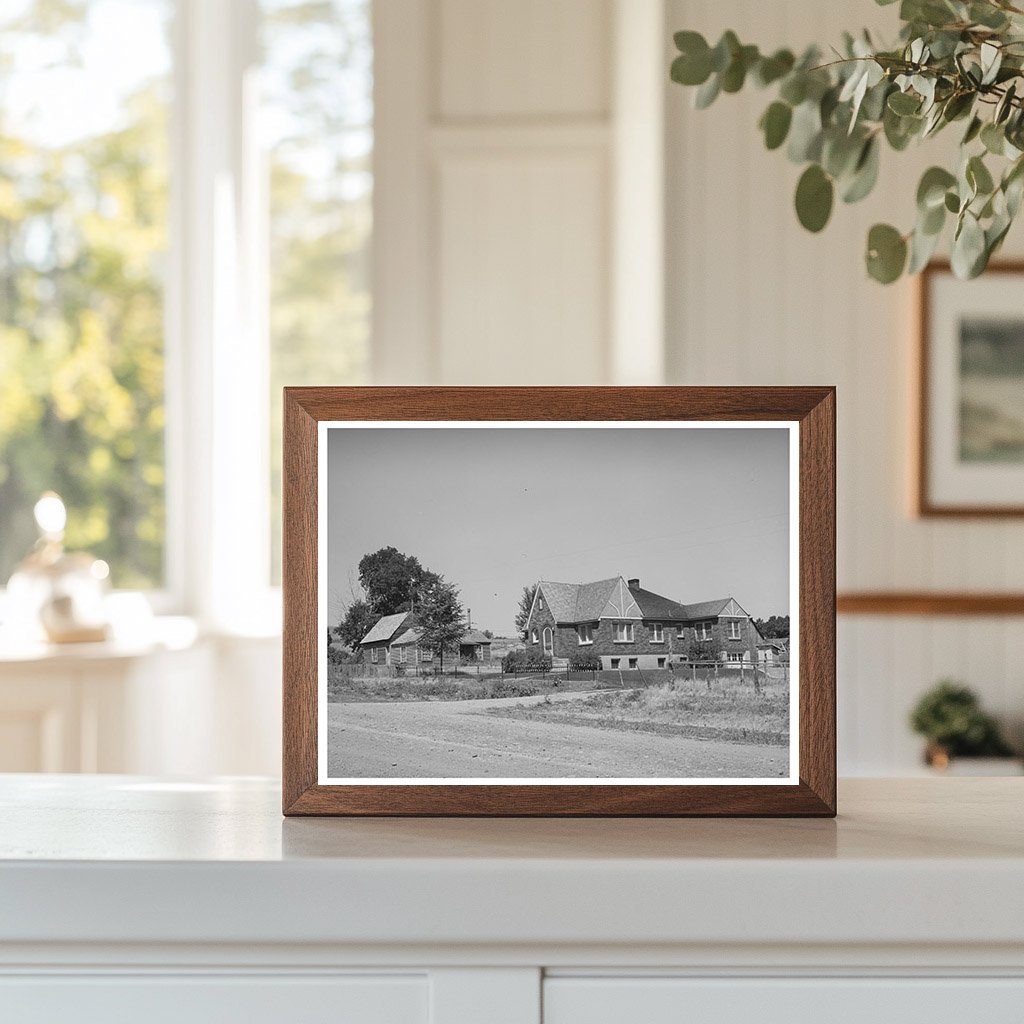 Mormon Farmers Home in Mendon Utah August 1940