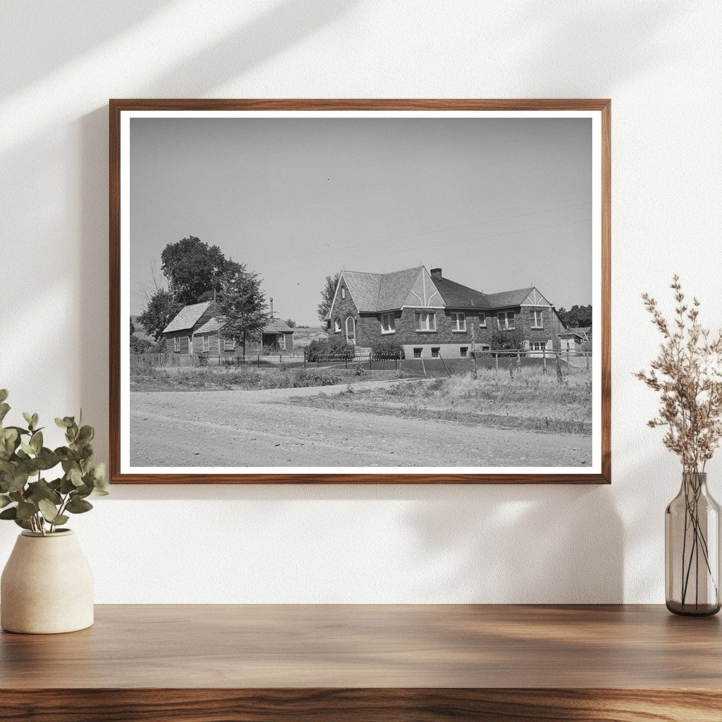 Mormon Farmers Home in Mendon Utah August 1940