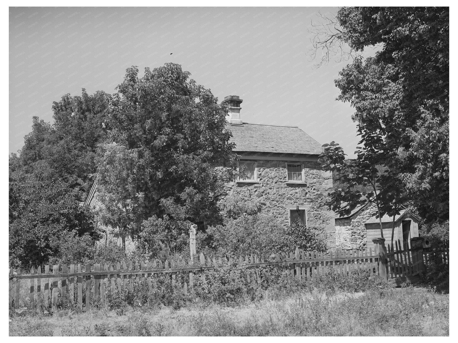 1940 Vintage Rock House in Mendon Utah Architectural Style