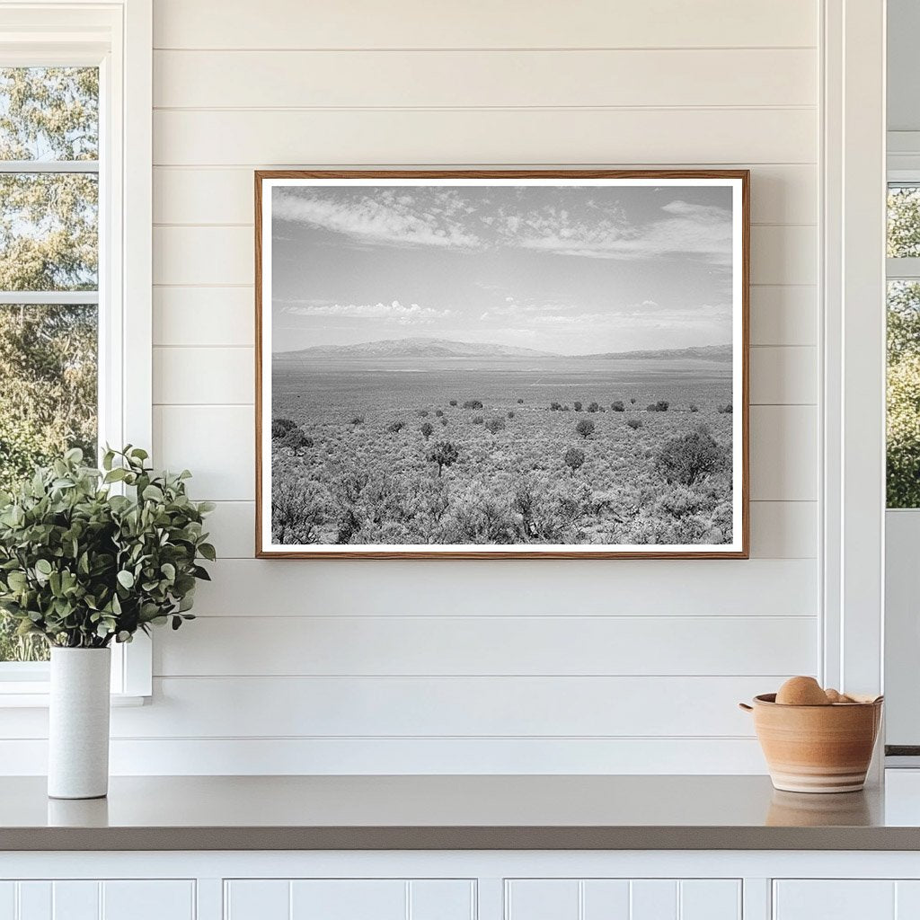 Vintage 1940 Landscape Box Elder County Utah Photo