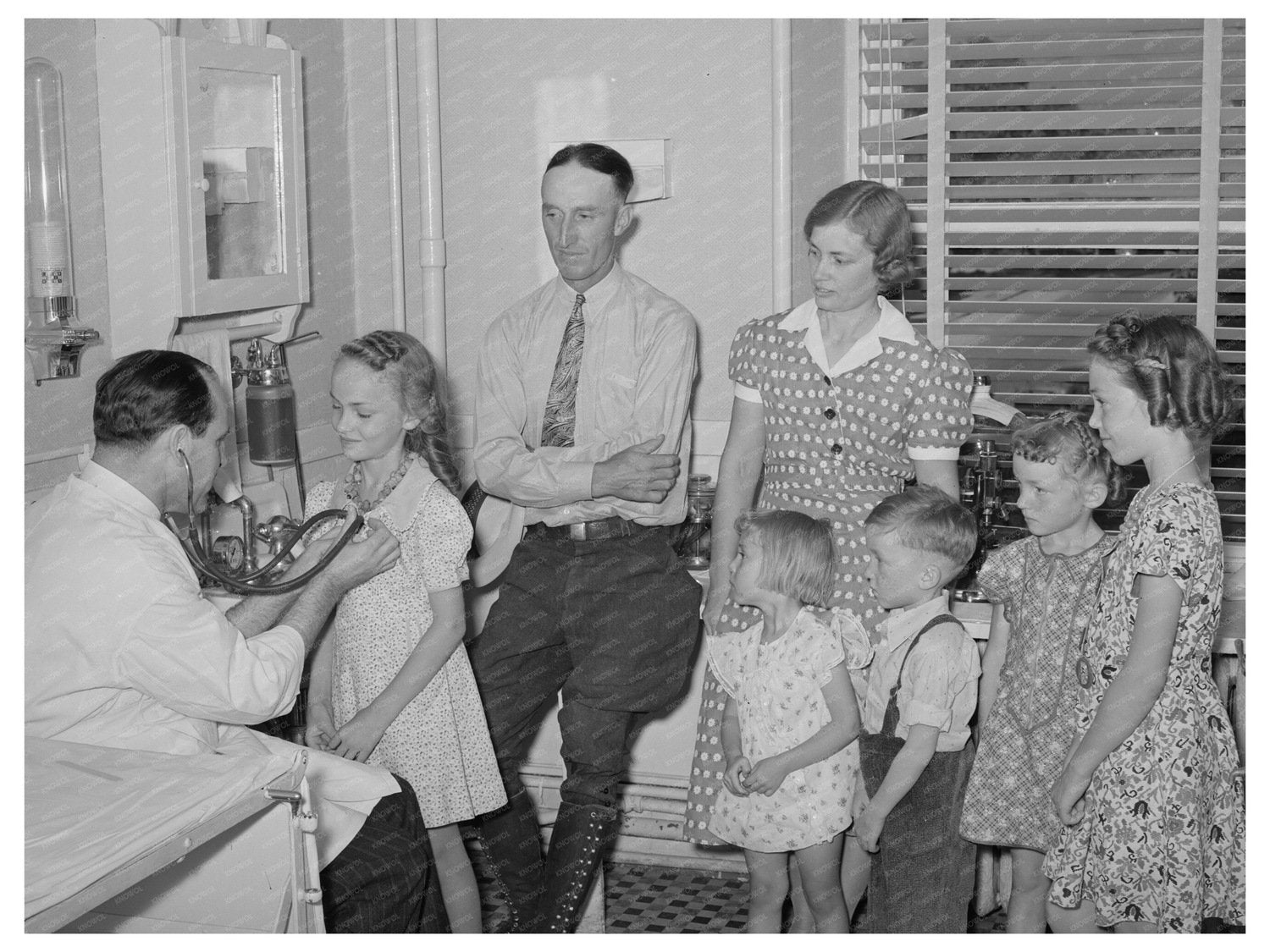 Doctor and Family in Box Elder County Utah August 1940