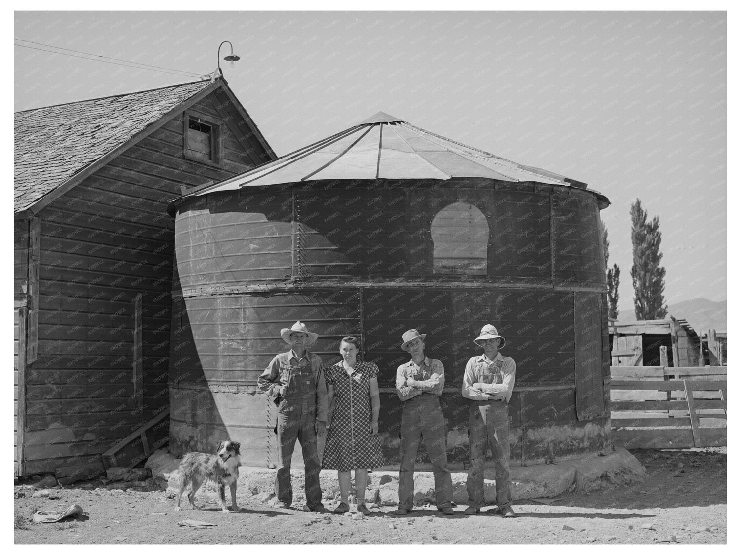 Ericson Brothers Grainery Box Elder County Utah 1940
