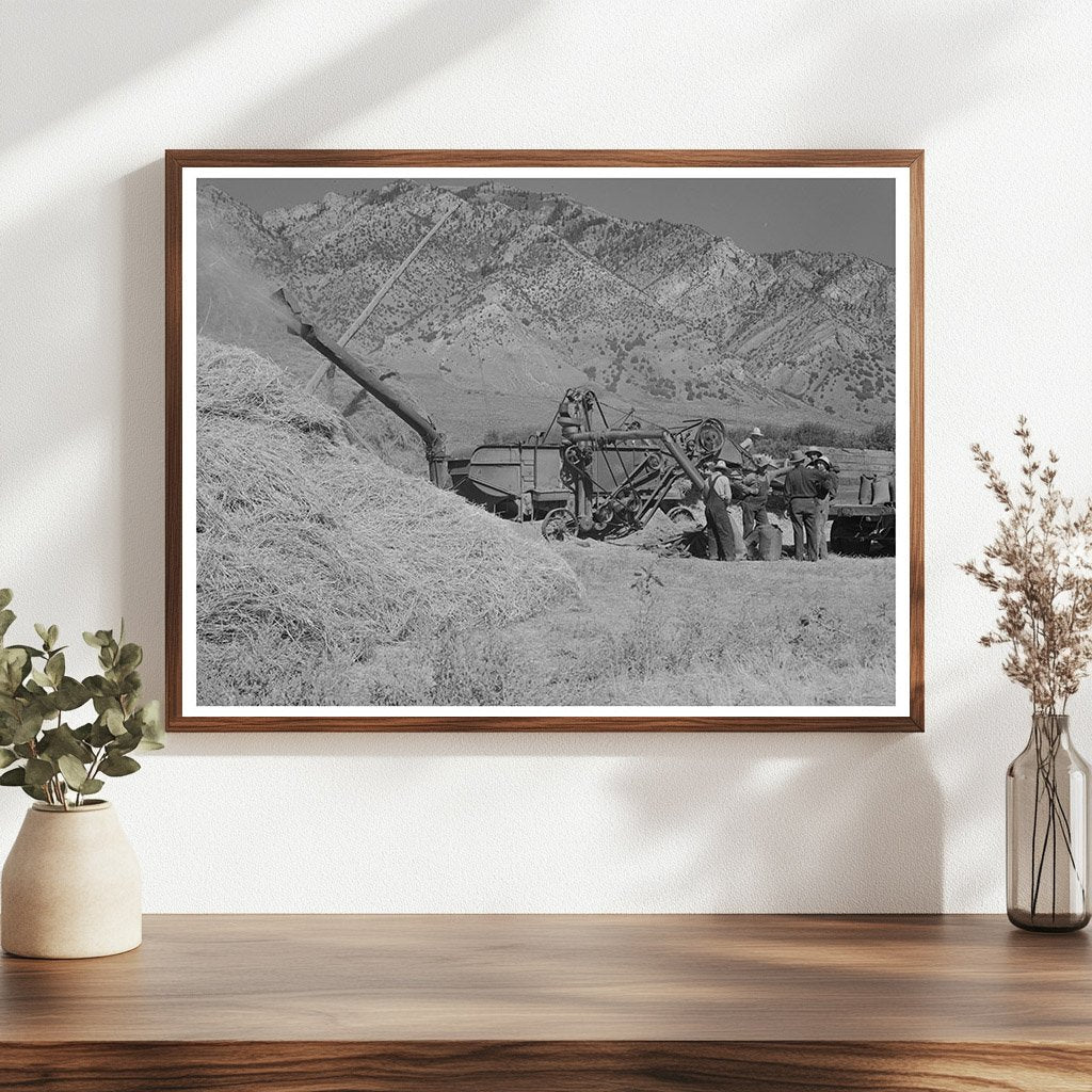 Threshing Operation in Box Elder County Utah 1940