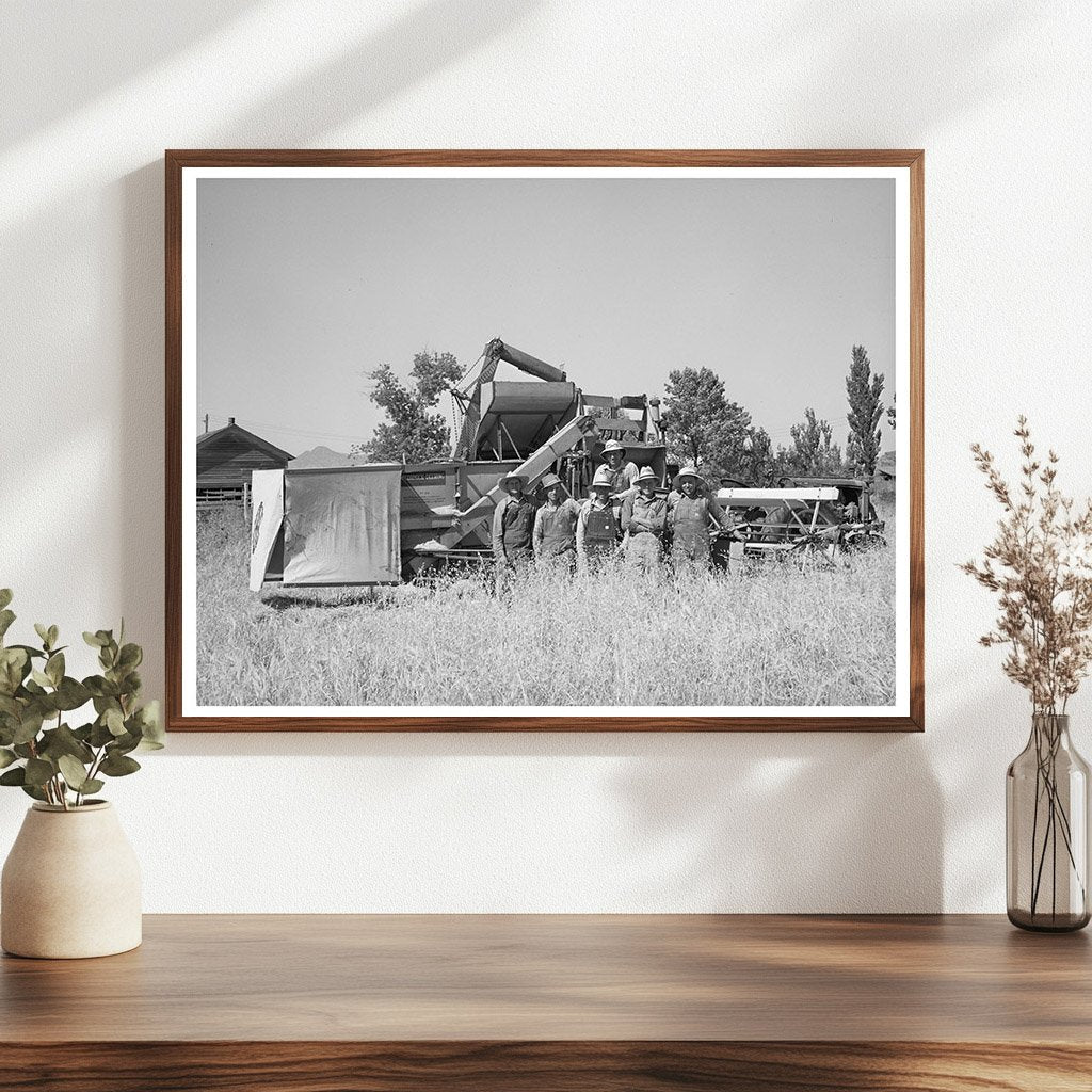 Farm Security Administration Combine Harvester Utah 1940