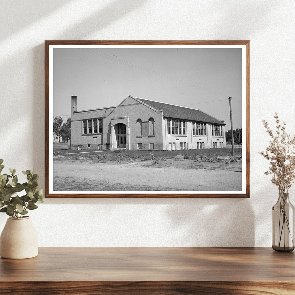 Mendon Utah Schoolhouse Vintage Photo August 1940