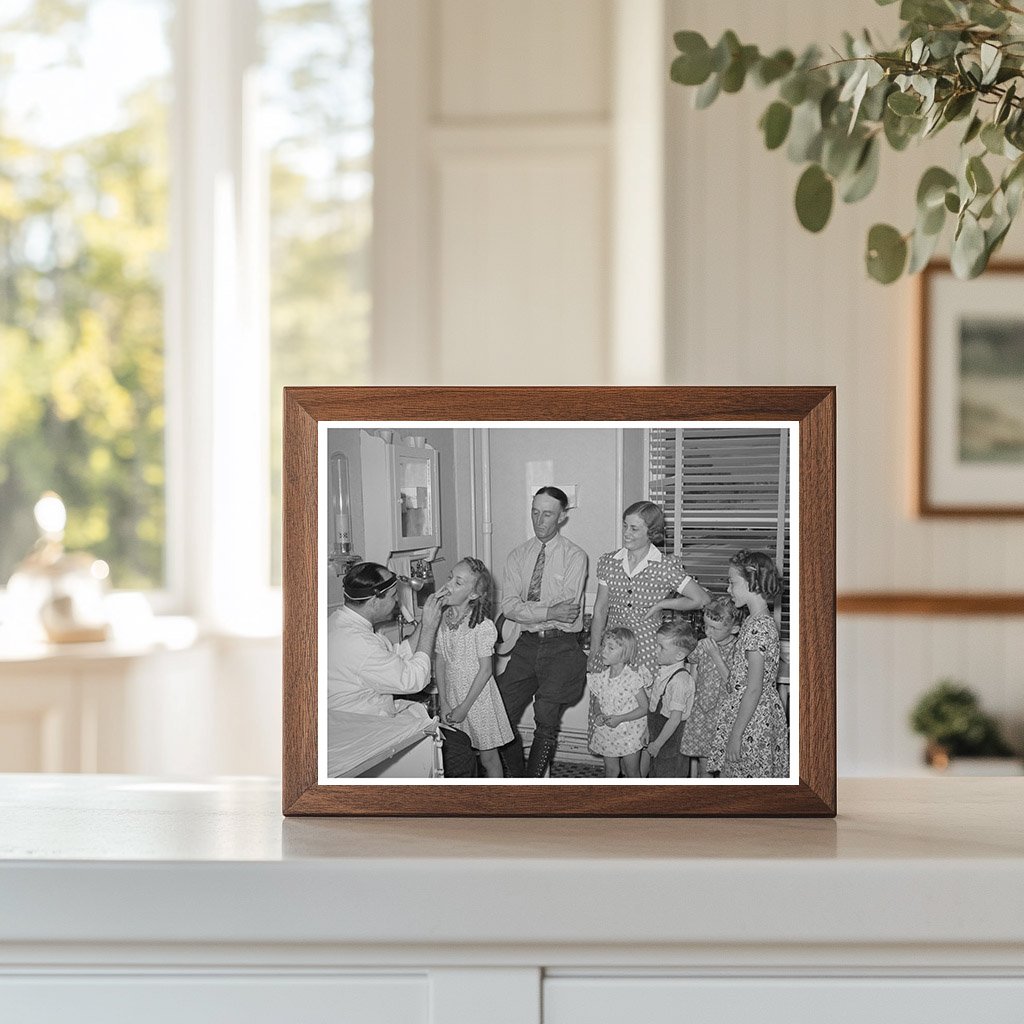 1940 Doctor and Family in Rural Utah Medical Cooperative