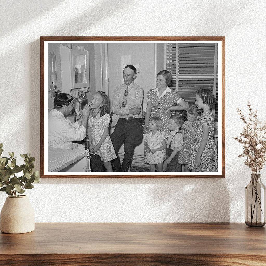 1940 Doctor and Family in Rural Utah Medical Cooperative