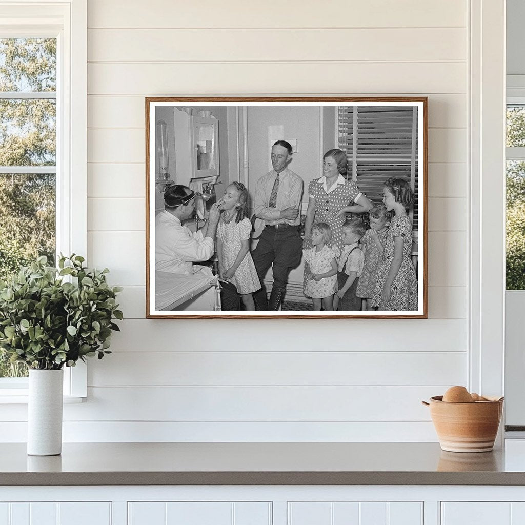 1940 Doctor and Family in Rural Utah Medical Cooperative