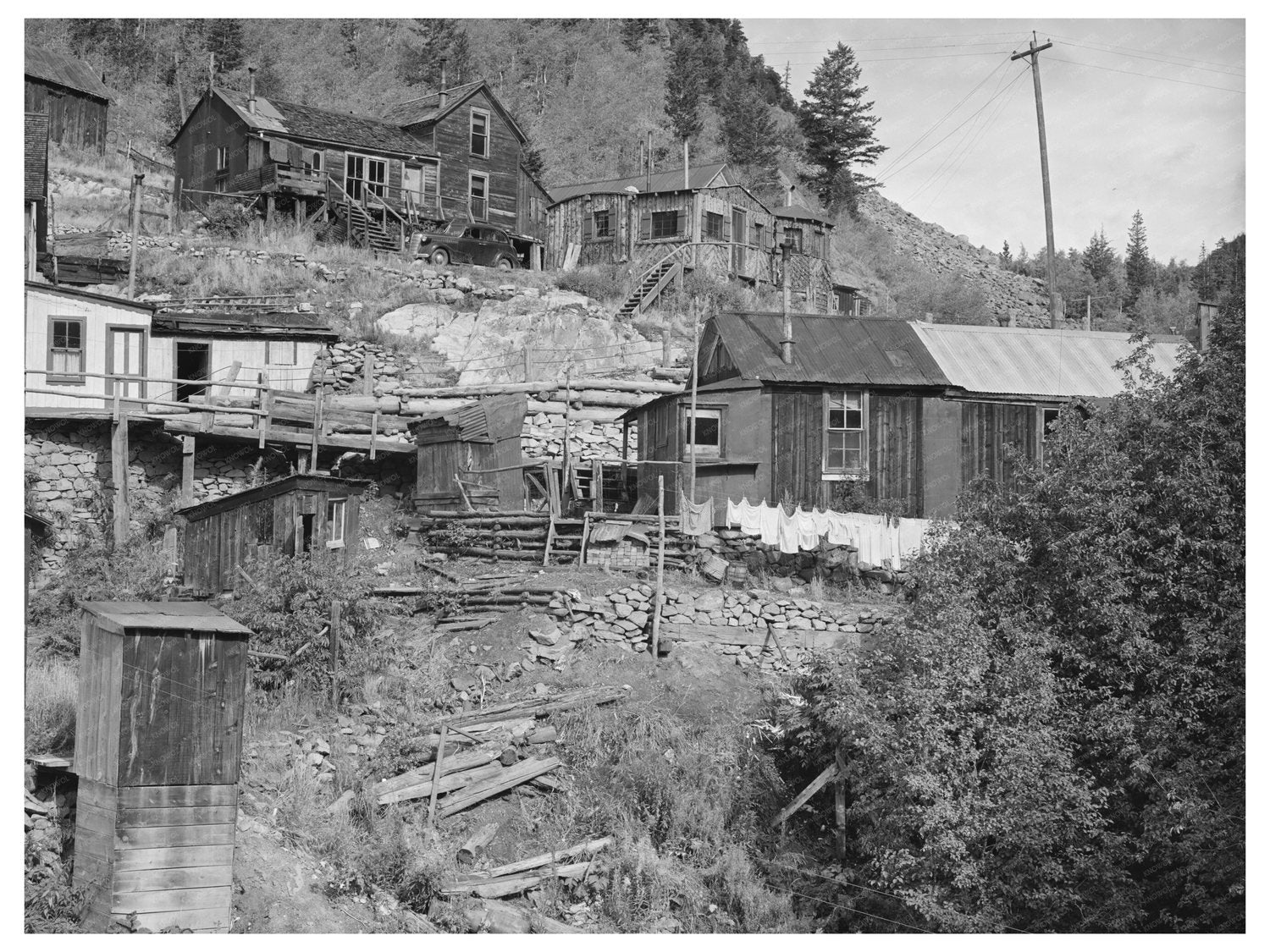 Houses in Ophir Colorado September 1940