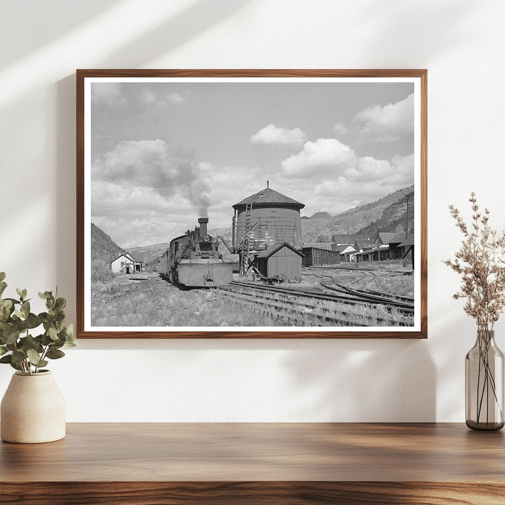 Telluride Colorado Narrow Gauge Railway Yard 1940