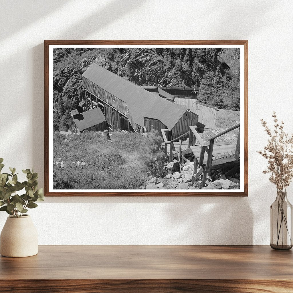 Aerial Tram Cable House Ouray County Colorado 1940