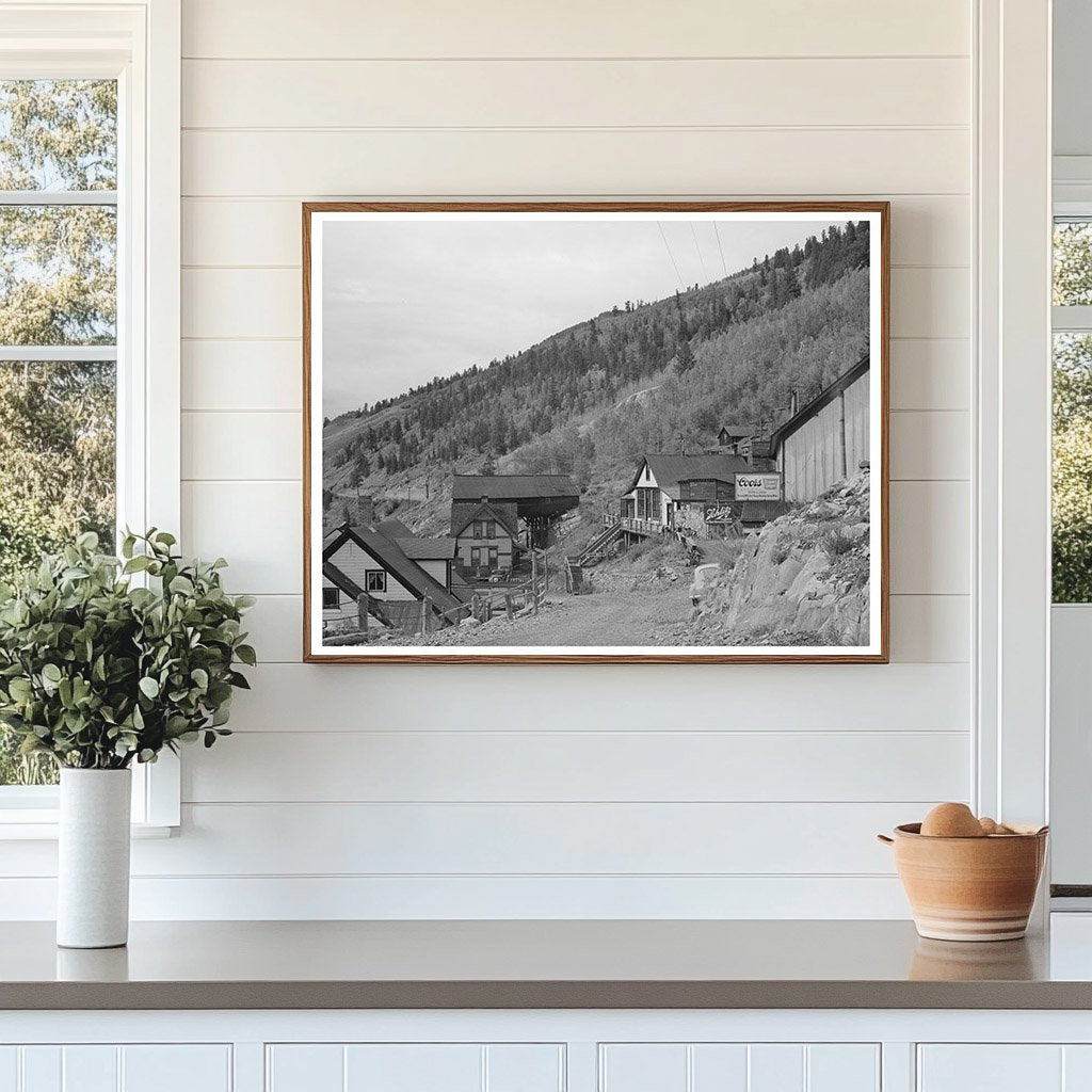 Ophir Colorado Narrow Gauge Railway Station 1940