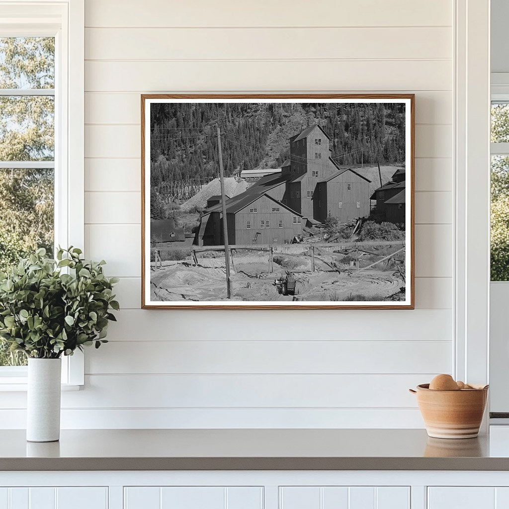 Camp Bird Mine Mill September 1940 Ouray County Colorado