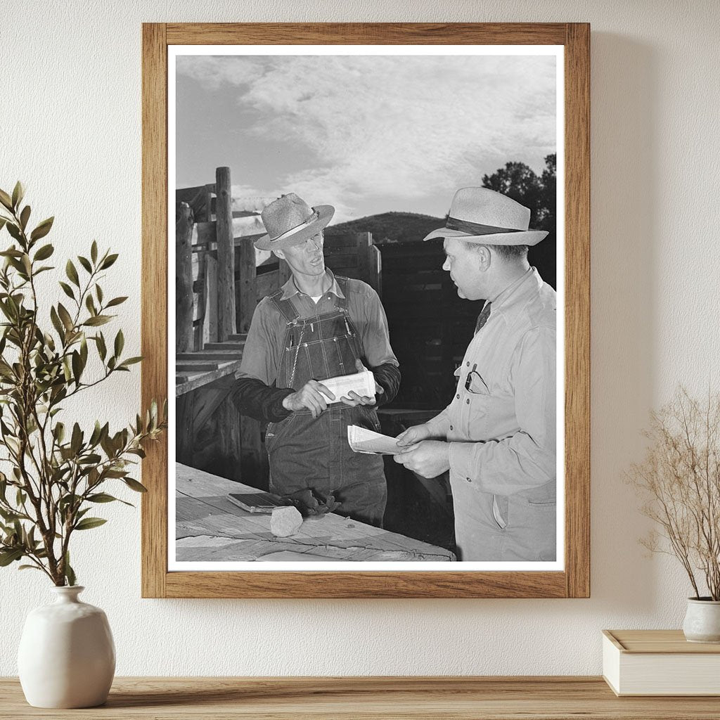 Freight Train Conductor and Livestock Employee Cimarron 1940