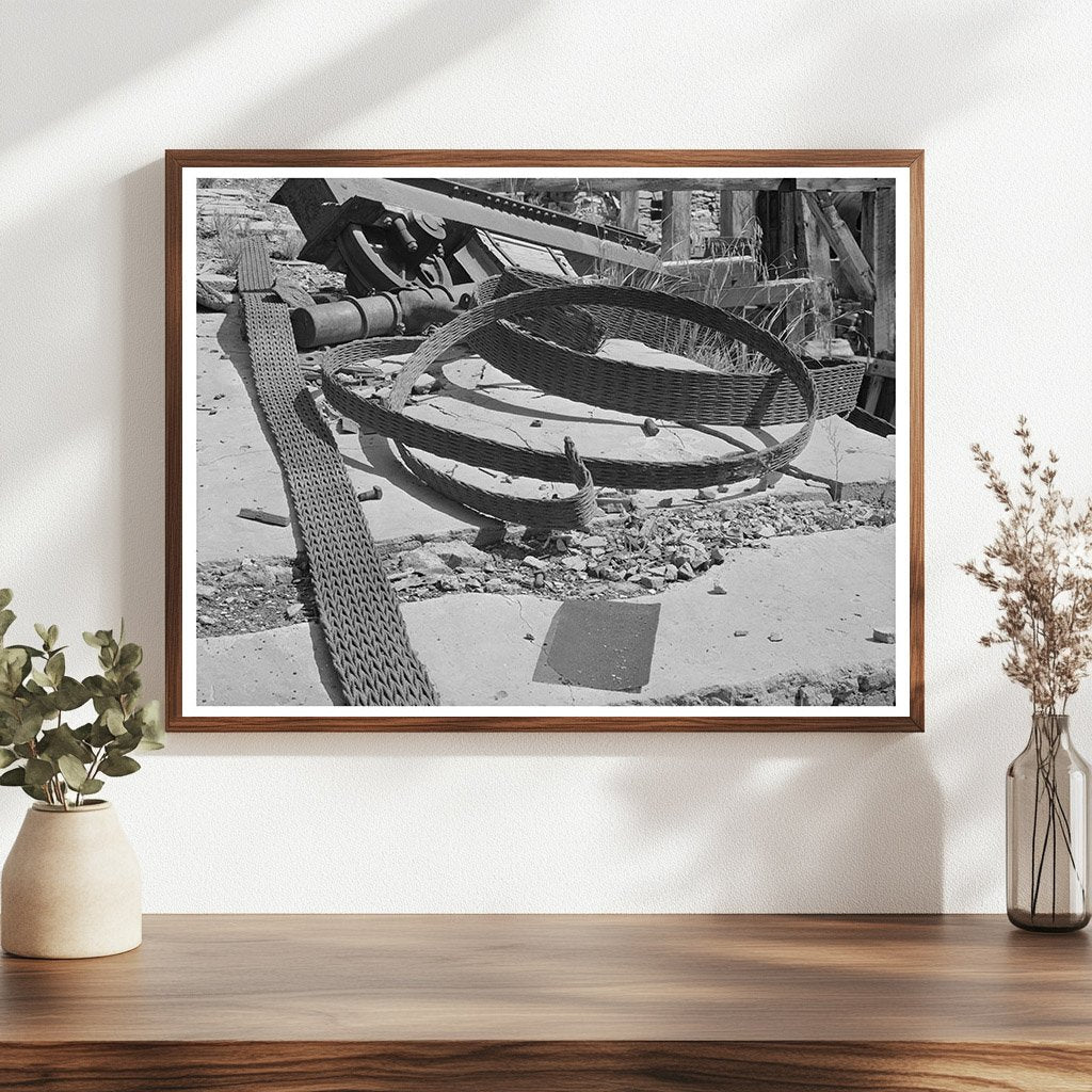 Abandoned Gold Mill Equipment Telluride Colorado 1940