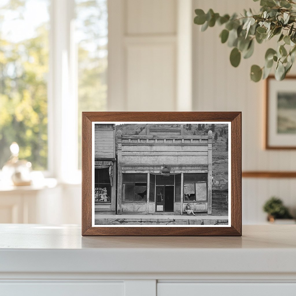 Dilapidated Buildings in Telluride Colorado 1940