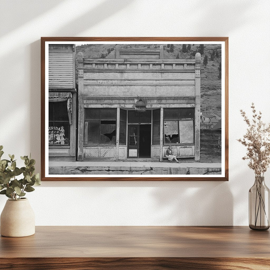 Dilapidated Buildings in Telluride Colorado 1940