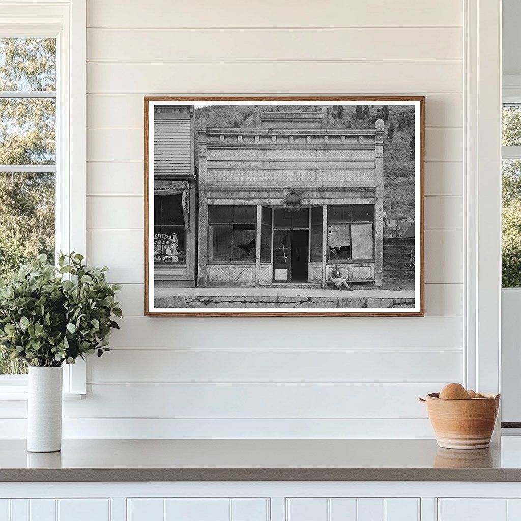 Dilapidated Buildings in Telluride Colorado 1940