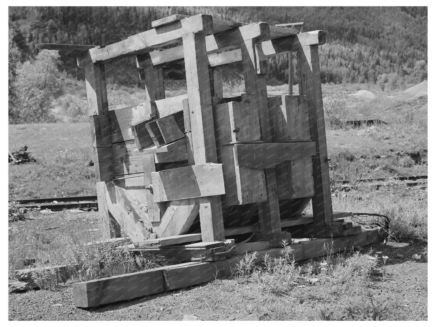 Vintage Screening Equipment at Telluride Gold Mill 1940