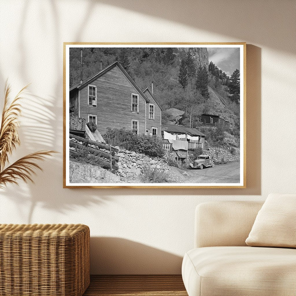 Ophir Hotel Colorado Historic Photo September 1940