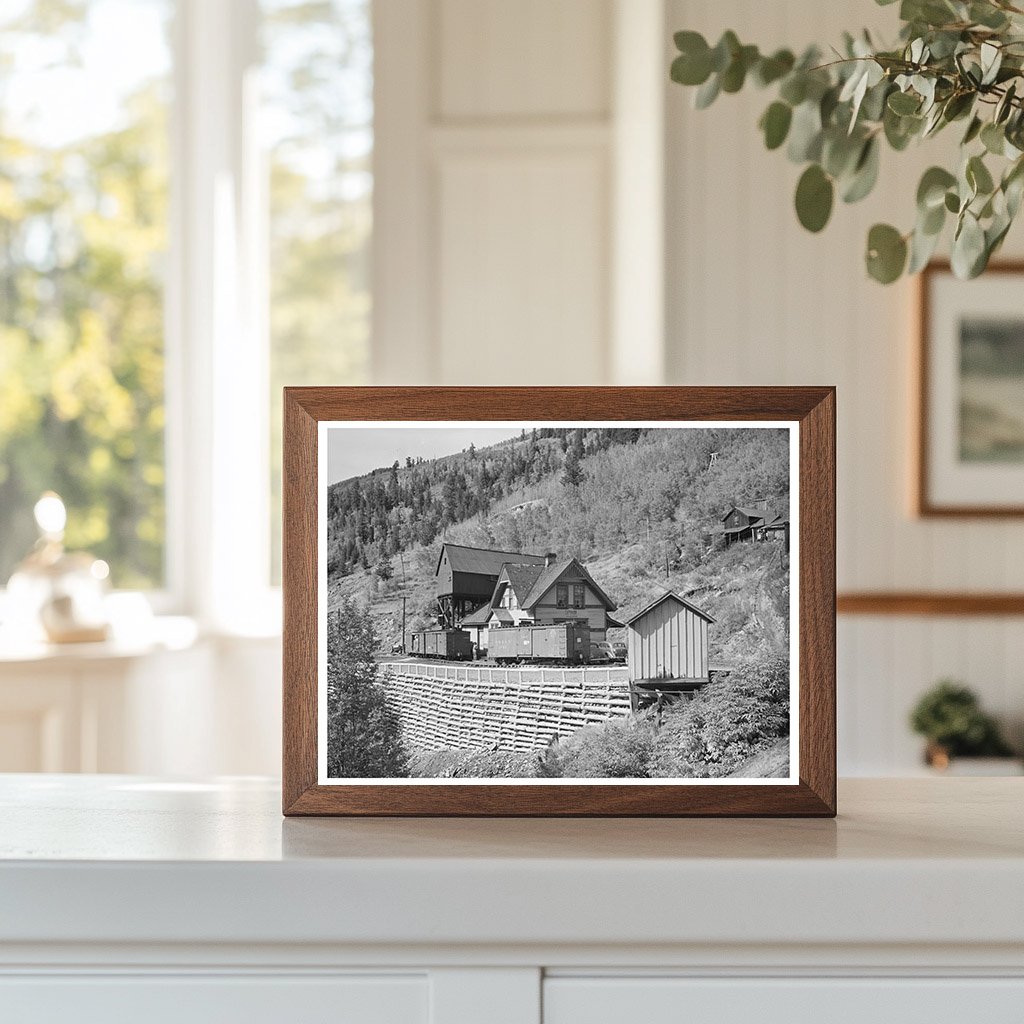 Ophir Colorado Narrow Gauge Railroad Station 1940 Image