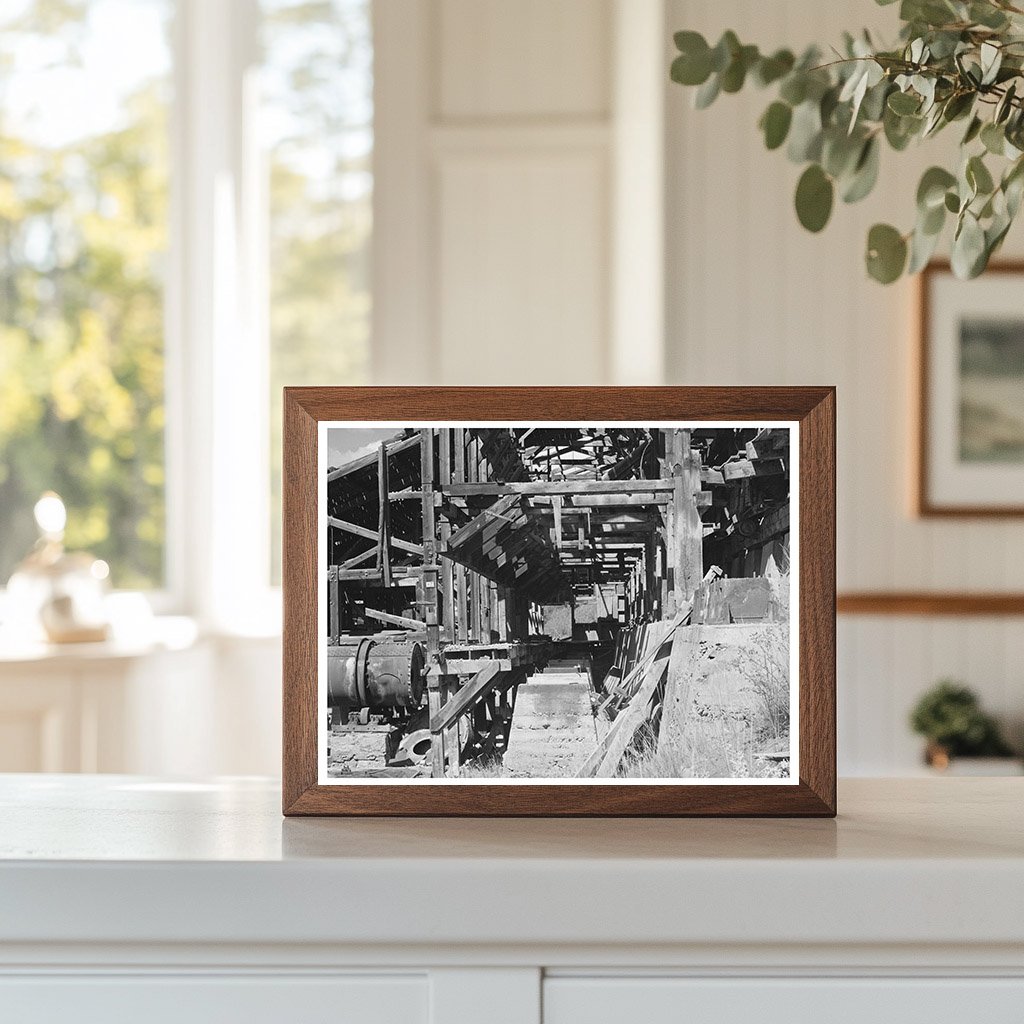 Telluride Colorado Abandoned Gold Mill Construction 1940