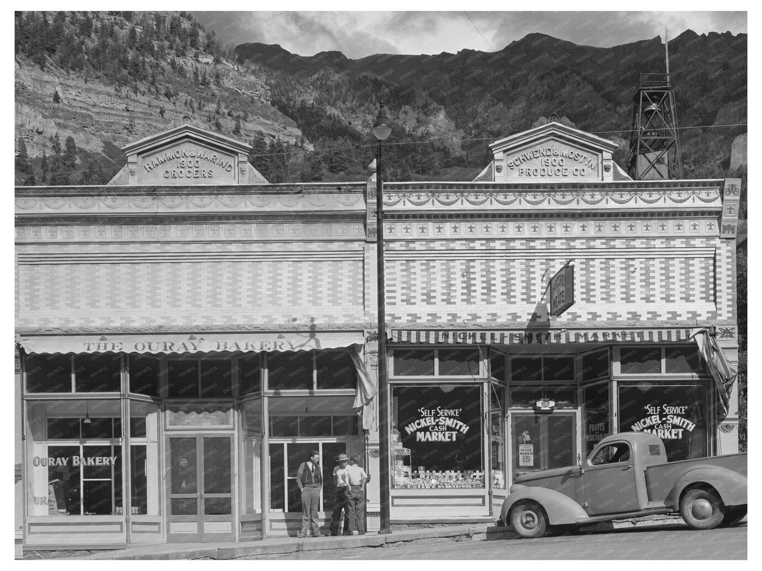 Ouray Colorado Store Buildings September 1940 Vintage Photo