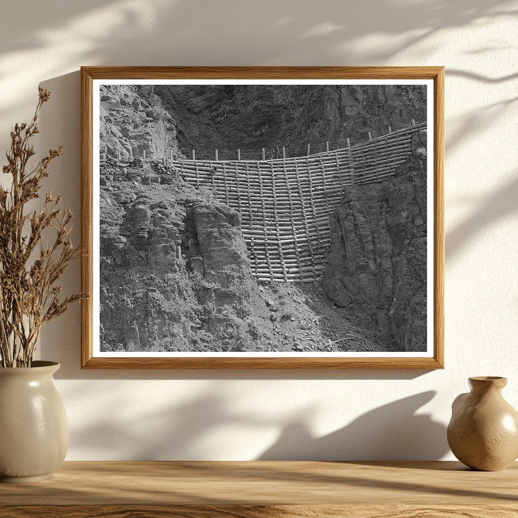 Mountain Road Construction in Telluride Colorado 1940