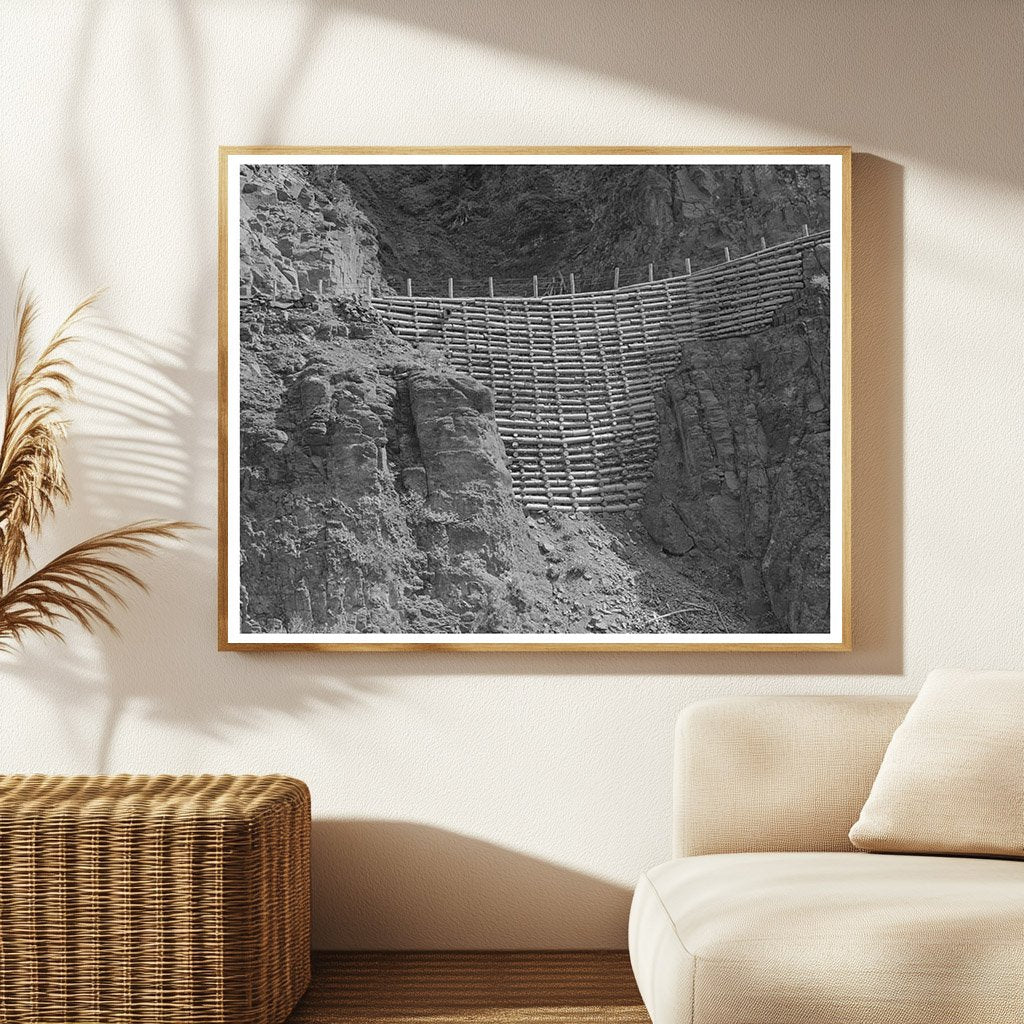Mountain Road Construction in Telluride Colorado 1940