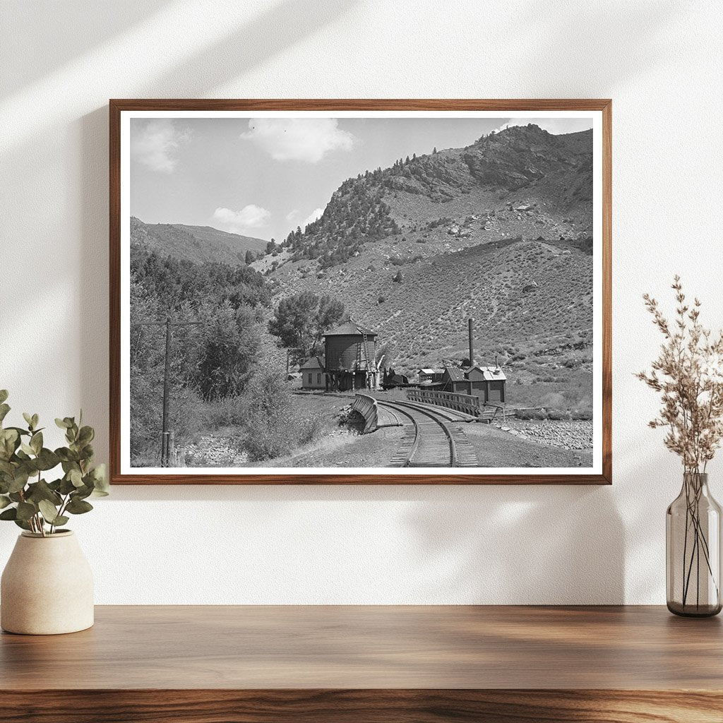 Cimarron Colorado Railroad Station September 1940 Image