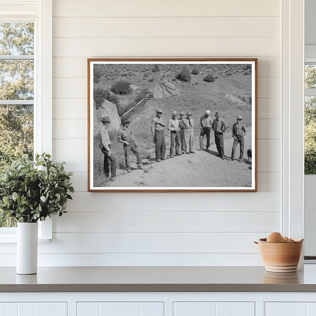 Sheepmen in Cimarron Colorado September 1940