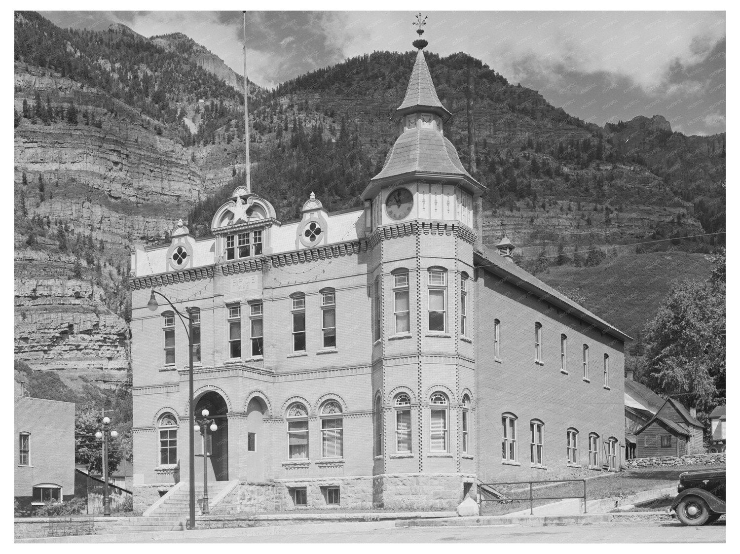 Elks Lodge Ouray Colorado September 1940 Vintage Photo