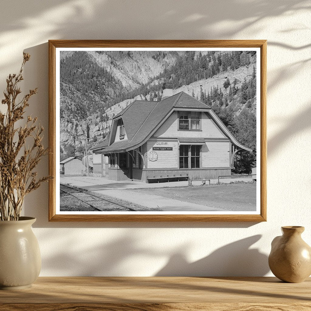Denver & Rio Grande Western Railroad Station Ouray 1940