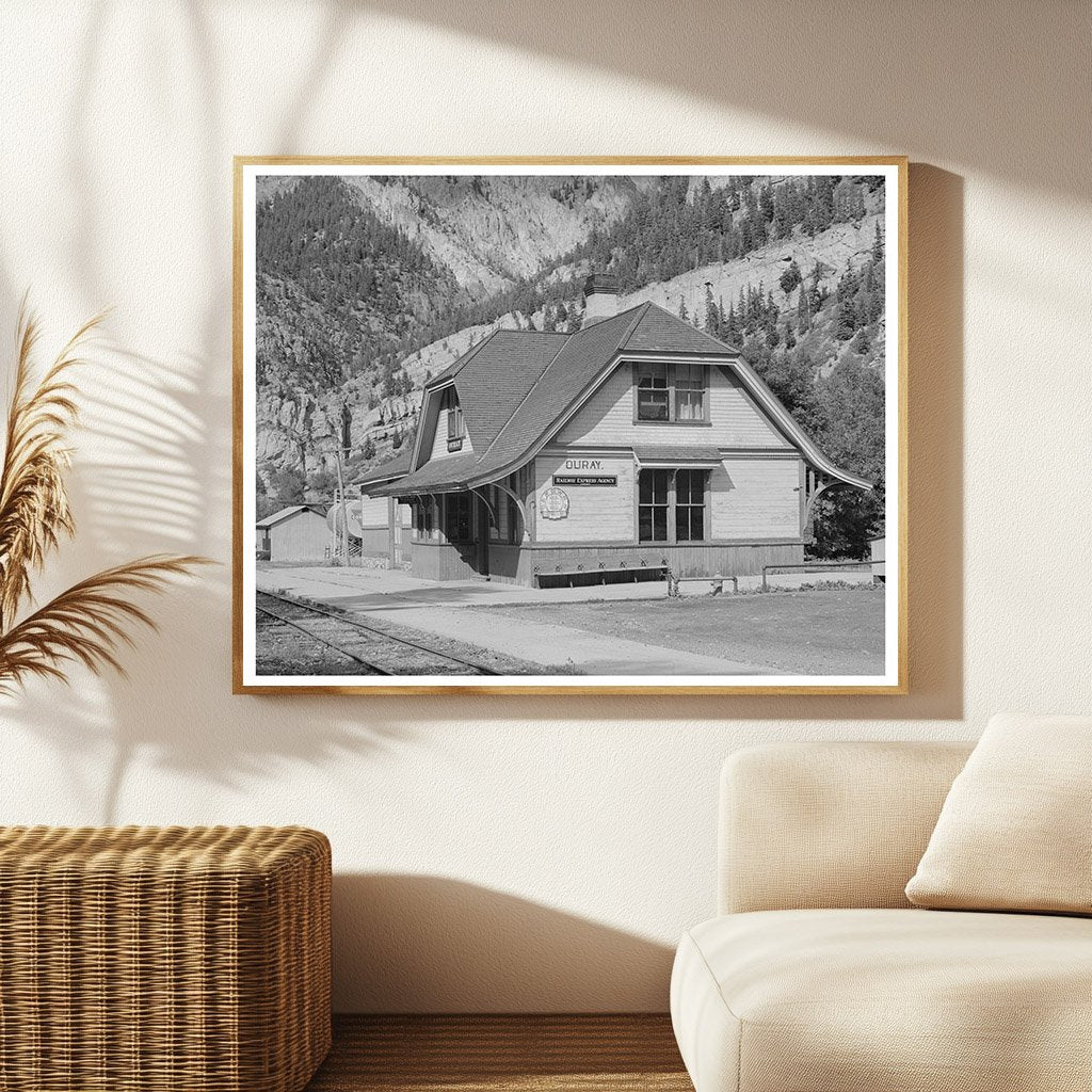 Denver & Rio Grande Western Railroad Station Ouray 1940