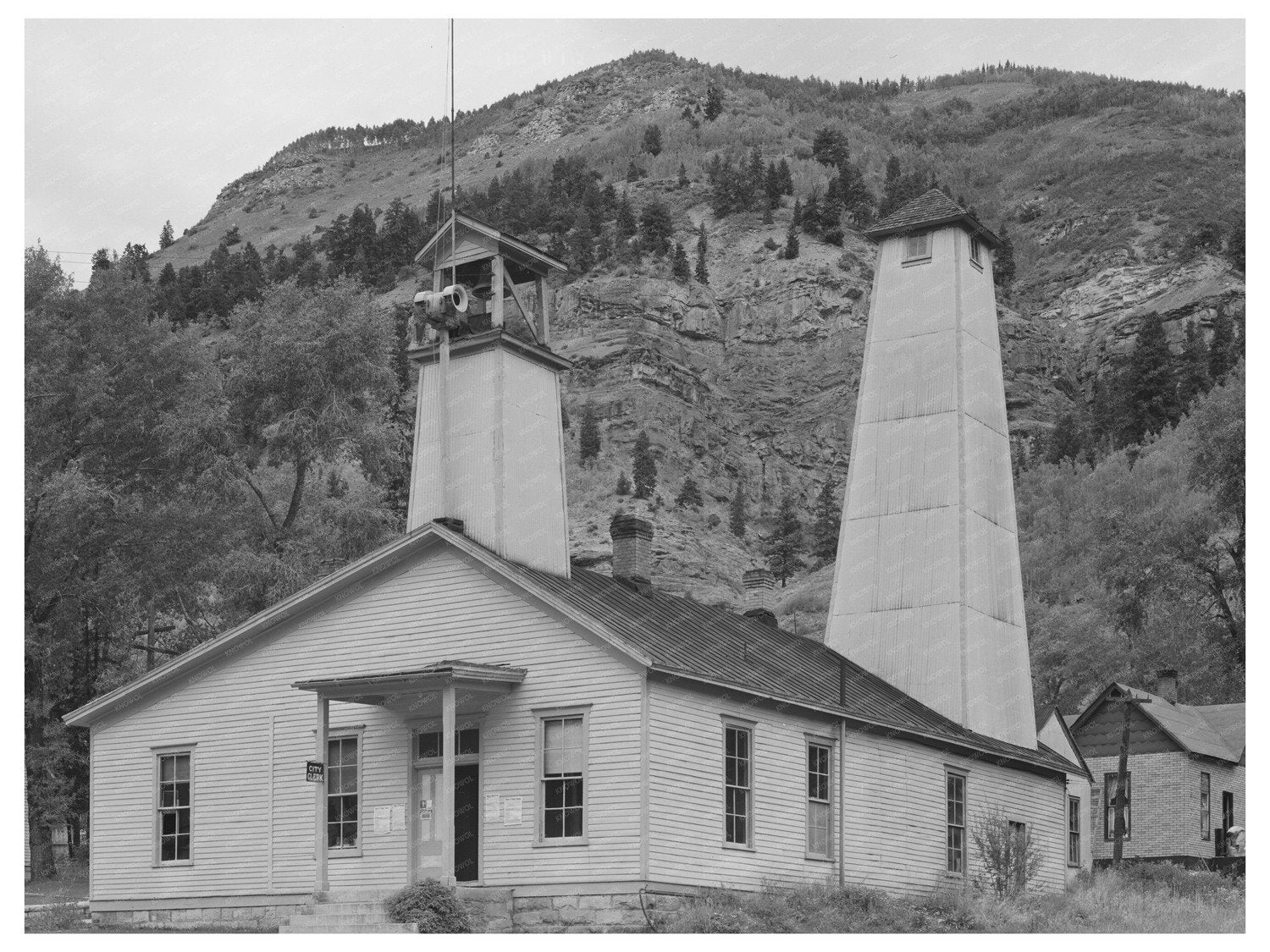 Telluride City Hall Vintage Image September 1940