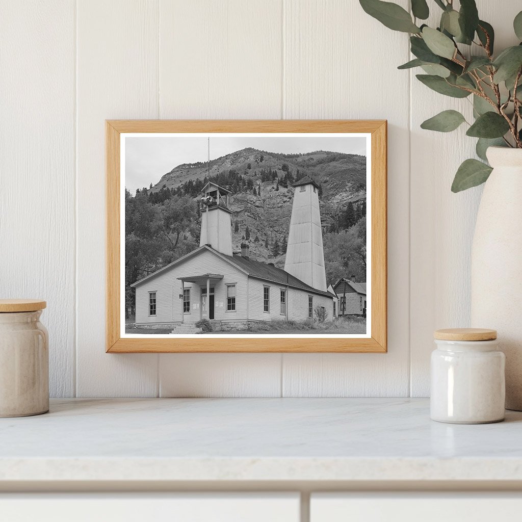 Telluride Colorado City Hall Historical Image 1940